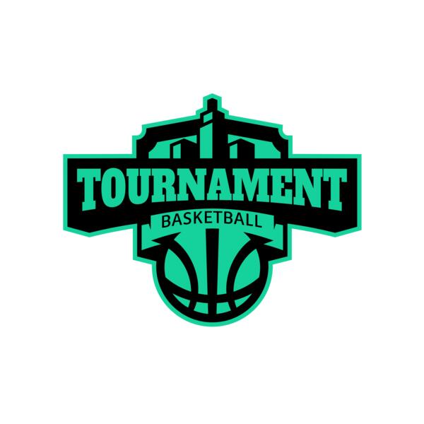 Tournament Basketball logo template Thumbnail