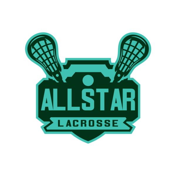 All stars Lacrosse Logo Template Thumbnail