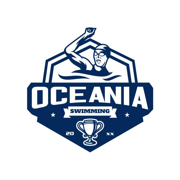 Oceania Swimming logo template Thumbnail